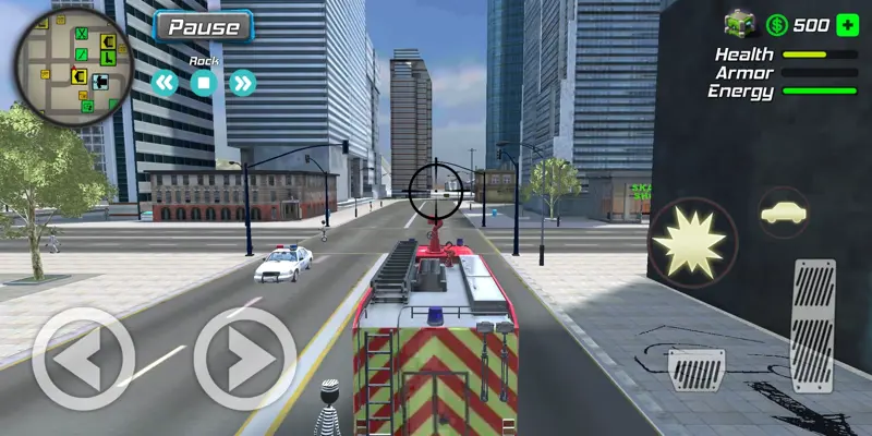 Amazing Crime Strange Stickman Rope Vice Vegas android App screenshot 1