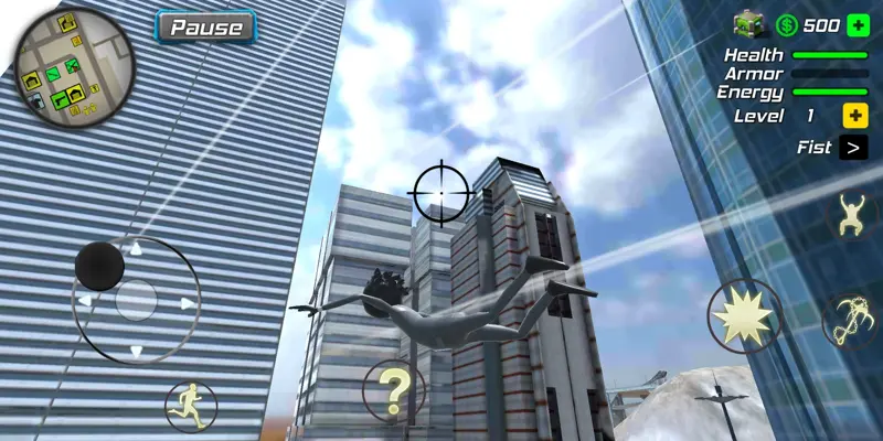 Amazing Crime Strange Stickman Rope Vice Vegas android App screenshot 8